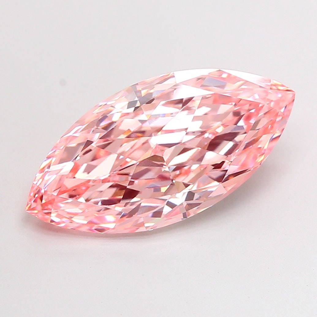IGI Marquise 5.54ct Fancy Vivid Pink VVS2 - Loose Lab Diamond: IGI Marquise 5.54ct Fancy Vivid Pink VVS2 - Loose Lab Diamond Item Specifics: Source: This Is A Real Diamond Grown In A Lab Not Mined. Carat: 5.54 Cut: - Color: Fancy Vivid Pink Clarity: VVS2 Polish: 
