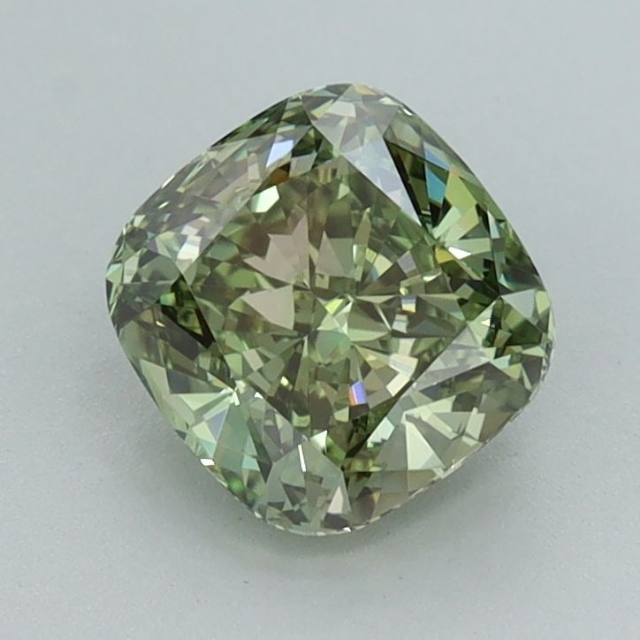 IGI Cushion Brilliant 1.33ct Fancy Vivid Green VVS2 - Loose Lab Diamond: IGI Cushion Brilliant 1.33ct Fancy Vivid Green VVS2 - Loose Lab Diamond Item Specifics: Source: This Is A Real Diamond Grown In A Lab Not Mined. Carat: 1.33 Cut: - Color: Fancy Vivid Green Clarity: