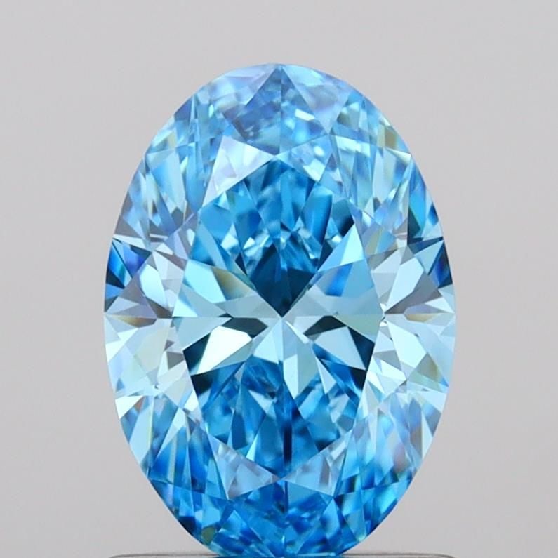 IGI Oval 1.01ct Fancy Vivid Blue VVS2 - Loose Lab Diamond: IGI Oval 1.01ct Fancy Vivid Blue VVS2 - Loose Lab Diamond Item Specifics: Source: This Is A Real Diamond Grown In A Lab Not Mined. Carat: 1.01 Cut: - Color: Fancy Vivid Blue Clarity: VVS2 Polish: EX S