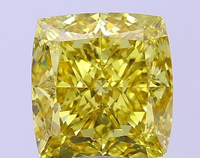 IGI Cushion Modified 8.06ct Fancy Vivid Yellow VVS2 - Loose Lab Diamond: IGI Cushion Modified 8.06ct Fancy Vivid Yellow VVS2 - Loose Lab Diamond Item Specifics: Source: This Is A Real Diamond Grown In A Lab Not Mined. Carat: 8.06 Cut: - Color: Fancy Vivid Yellow Clarity: V