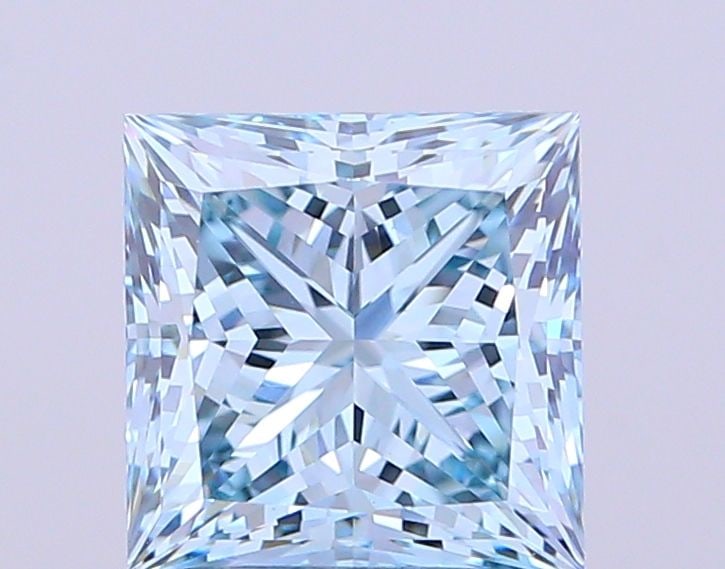 IGI Princess 2.57ct Fancy Intense Blue VVS2 - Loose Lab Diamond: IGI Princess 2.57ct Fancy Intense Blue VVS2 - Loose Lab Diamond Item Specifics: Source: This Is A Real Diamond Grown In A Lab Not Mined. Carat: 2.57 Cut: - Color: Fancy Intense Blue Clarity: VVS2 Poli