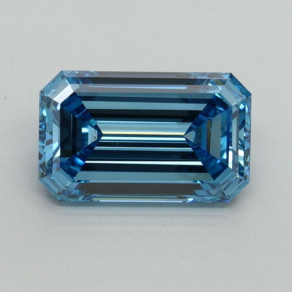IGI Emerald 2.06ct Fancy Vivid Blue VVS2 - Loose Lab Diamond: IGI Emerald 2.06ct Fancy Vivid Blue VVS2 - Loose Lab Diamond Item Specifics: Source: This Is A Real Diamond Grown In A Lab Not Mined. Carat: 2.06 Cut: - Color: Fancy Vivid Blue Clarity: VVS2 Polish: E