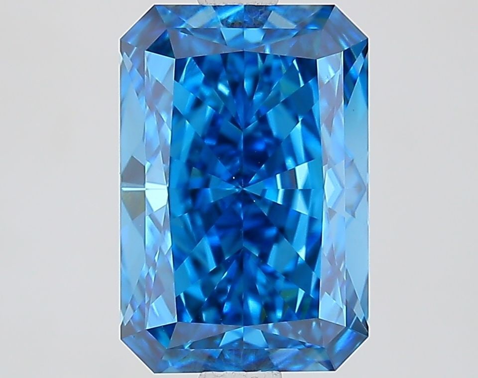 IGI Radiant 2.43ct Fancy Vivid Blue VVS2 - Loose Lab Diamond: IGI Radiant 2.43ct Fancy Vivid Blue VVS2 - Loose Lab Diamond Item Specifics: Source: This Is A Real Diamond Grown In A Lab Not Mined. Carat: 2.43 Cut: - Color: Fancy Vivid Blue Clarity: VVS2 Polish: E