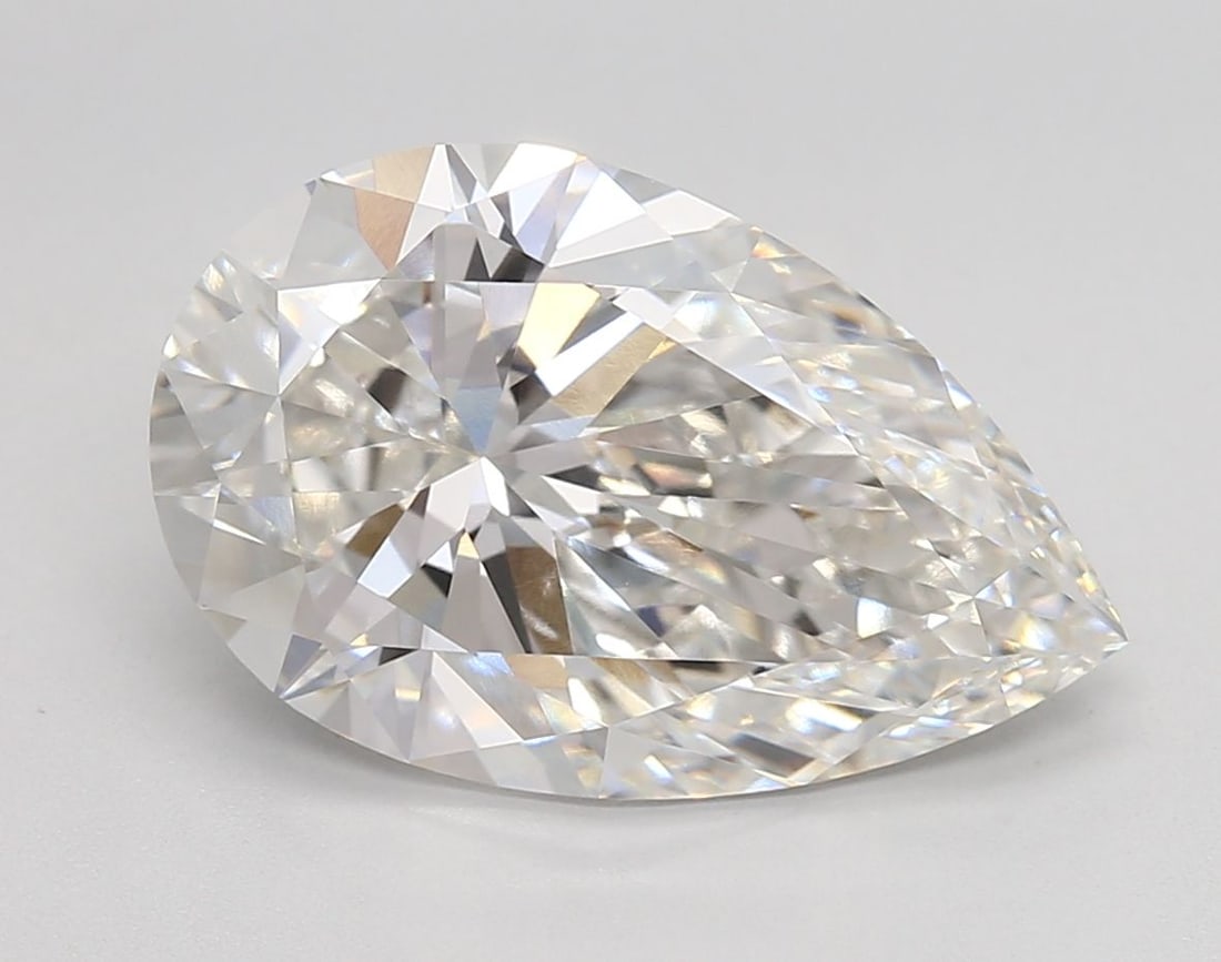 IGI Pear 5.52ct F VVS2 - Loose Lab Diamond: IGI Pear 5.52ct F VVS2 - Loose Lab Diamond Item Specifics: Source: This Is A Real Diamond Grown In A Lab Not Mined. Carat: 5.52 Cut: - Color: F Clarity: VVS2 Polish: EX Symmetry: EX Measurements: 15.7