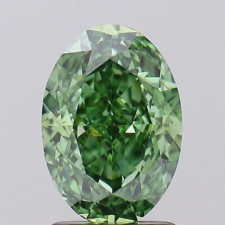 IGI Oval 2.01ct Fancy Vivid Green VVS1 - Loose Lab Diamond: IGI Oval 2.01ct Fancy Vivid Green VVS1 - Loose Lab Diamond Item Specifics: Source: This Is A Real Diamond Grown In A Lab Not Mined. Carat: 2.01 Cut: - Color: Fancy Vivid Green Clarity: VVS1 Polish: EX