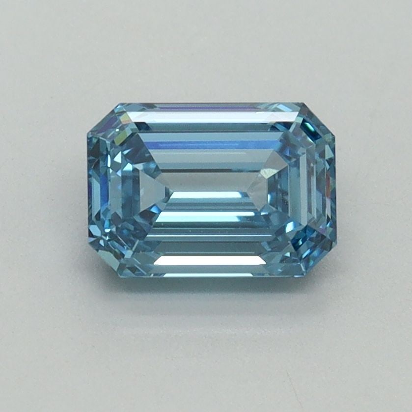 IGI Emerald 1.1ct Fancy Vivid Blue VVS2 - Loose Lab Diamond: IGI Emerald 1.1ct Fancy Vivid Blue VVS2 - Loose Lab Diamond Item Specifics: Source: This Is A Real Diamond Grown In A Lab Not Mined. Carat: 1.1 Cut: - Color: Fancy Vivid Blue Clarity: VVS2 Polish: EX 
