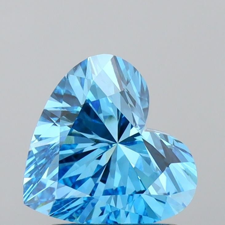 IGI Heart 1.36ct Fancy Vivid Blue VVS2 - Loose Lab Diamond: IGI Heart 1.36ct Fancy Vivid Blue VVS2 - Loose Lab Diamond Item Specifics: Source: This Is A Real Diamond Grown In A Lab Not Mined. Carat: 1.36 Cut: - Color: Fancy Vivid Blue Clarity: VVS2 Polish: EX