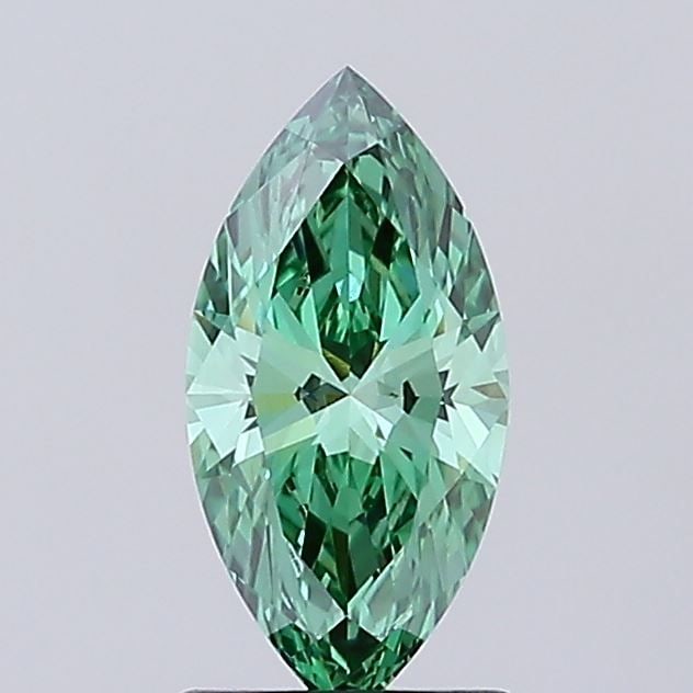 IGI Marquise 1.11ct Fancy Vivid Green VVS2 - Loose Lab Diamond: IGI Marquise 1.11ct Fancy Vivid Green VVS2 - Loose Lab Diamond Item Specifics: Source: This Is A Real Diamond Grown In A Lab Not Mined. Carat: 1.11 Cut: - Color: Fancy Vivid Green Clarity: VVS2 Polish