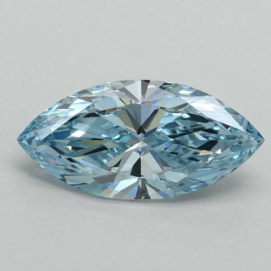 IGI Marquise 1.01ct Fancy Vivid Blue VVS2 - Loose Lab Diamond: IGI Marquise 1.01ct Fancy Vivid Blue VVS2 - Loose Lab Diamond Item Specifics: Source: This Is A Real Diamond Grown In A Lab Not Mined. Carat: 1.01 Cut: - Color: Fancy Vivid Blue Clarity: VVS2 Polish: 