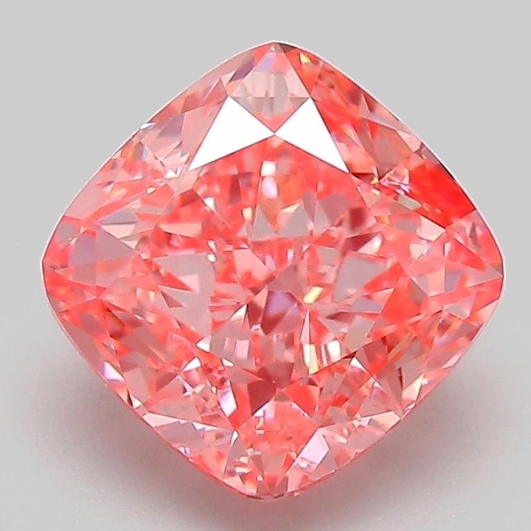 IGI Cushion Modified 3.14ct Fancy Vivid Pink VVS2 - Loose Lab Diamond: IGI Cushion Modified 3.14ct Fancy Vivid Pink VVS2 - Loose Lab Diamond Item Specifics: Source: This Is A Real Diamond Grown In A Lab Not Mined. Carat: 3.14 Cut: - Color: Fancy Vivid Pink Clarity: VVS2 