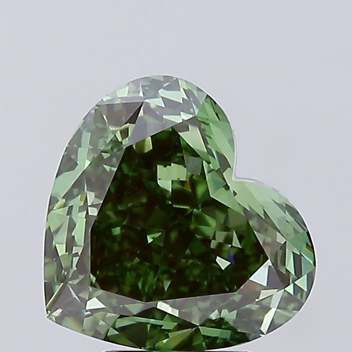 IGI Heart 5.03ct Fancy Vivid Green VVS2 - Loose Lab Diamond: IGI Heart 5.03ct Fancy Vivid Green VVS2 - Loose Lab Diamond Item Specifics: Source: This Is A Real Diamond Grown In A Lab Not Mined. Carat: 5.03 Cut: - Color: Fancy Vivid Green Clarity: VVS2 Polish: E
