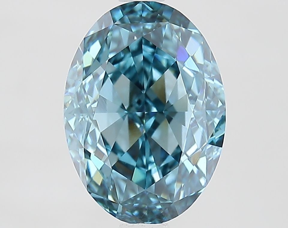 IGI Oval 2.74ct Fancy Vivid Blue VVS2 - Loose Lab Diamond: IGI Oval 2.74ct Fancy Vivid Blue VVS2 - Loose Lab Diamond Item Specifics: Source: This Is A Real Diamond Grown In A Lab Not Mined. Carat: 2.74 Cut: - Color: Fancy Vivid Blue Clarity: VVS2 Polish: EX S