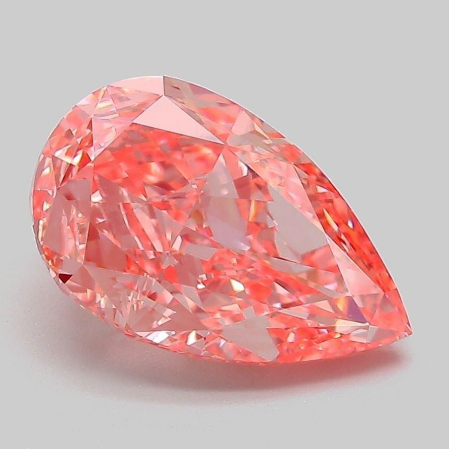IGI Pear 3.06ct Fancy Vivid Pink VVS2 - Loose Lab Diamond: IGI Pear 3.06ct Fancy Vivid Pink VVS2 - Loose Lab Diamond Item Specifics: Source: This Is A Real Diamond Grown In A Lab Not Mined. Carat: 3.06 Cut: - Color: Fancy Vivid Pink Clarity: VVS2 Polish: EX S