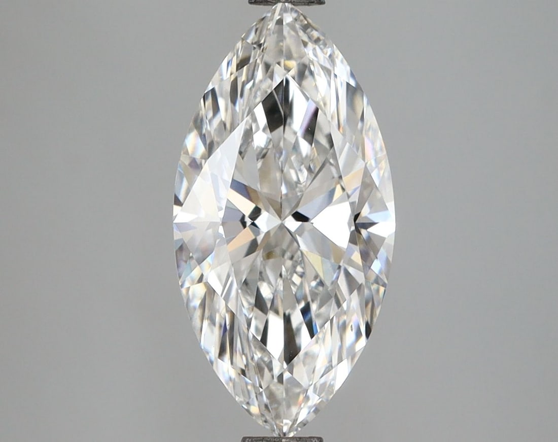 IGI Marquise 2.59ct F VVS2 - Loose Lab Diamond: IGI Marquise 2.59ct F VVS2 - Loose Lab Diamond Item Specifics: Source: This Is A Real Diamond Grown In A Lab Not Mined. Carat: 2.59 Cut: - Color: F Clarity: VVS2 Polish: EX Symmetry: EX Measurements: 