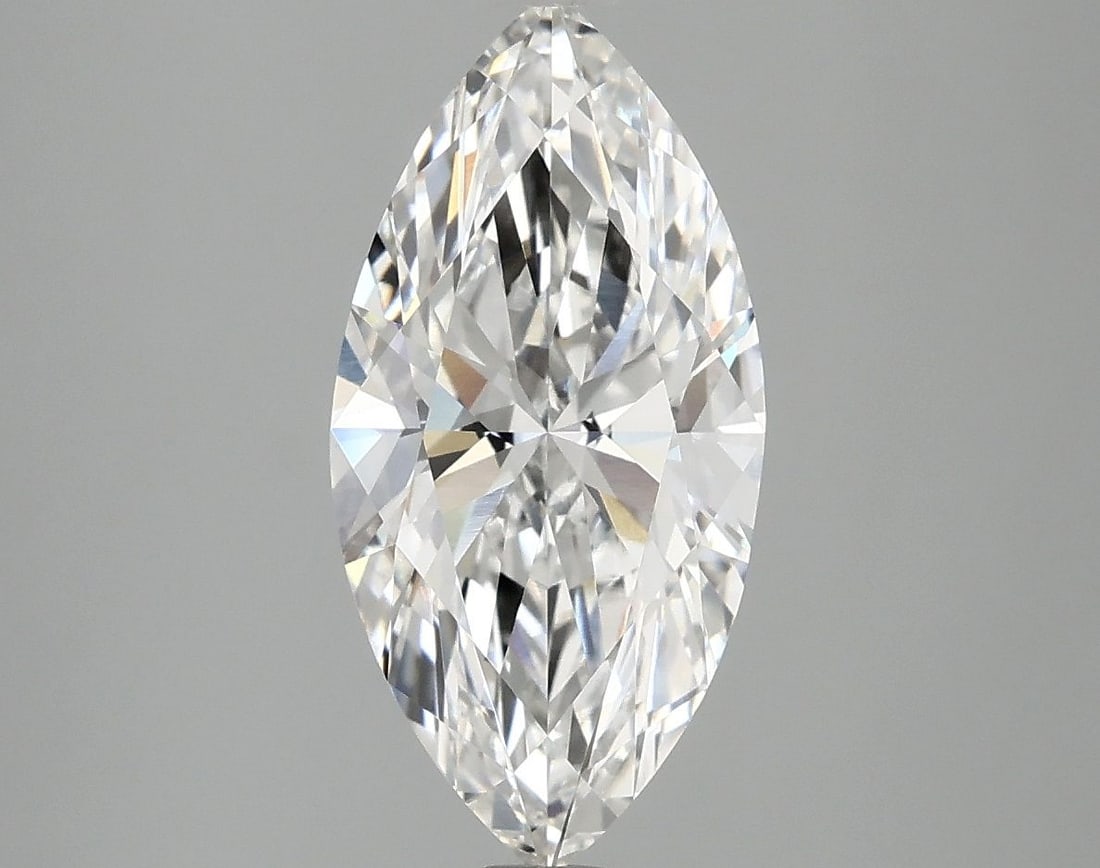 IGI Marquise 2.51ct F VVS2 - Loose Lab Diamond: IGI Marquise 2.51ct F VVS2 - Loose Lab Diamond Item Specifics: Source: This Is A Real Diamond Grown In A Lab Not Mined. Carat: 2.51 Cut: - Color: F Clarity: VVS2 Polish: EX Symmetry: EX Measurements: 