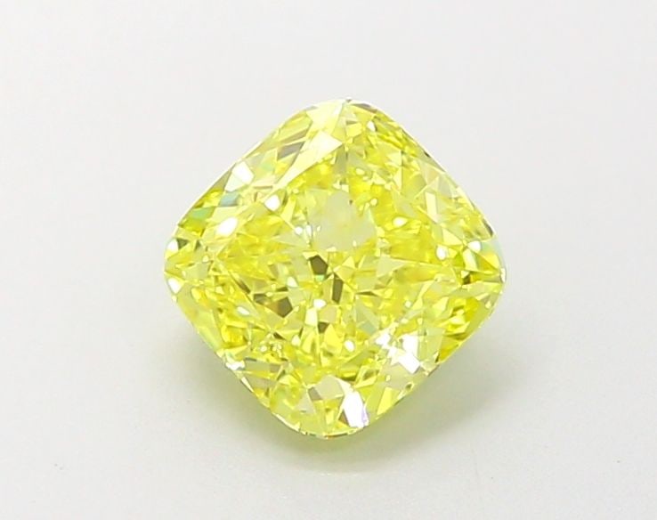 IGI Cushion Modified 1.12ct Fancy Vivid Yellow VVS1 - Loose Lab Diamond: IGI Cushion Modified 1.12ct Fancy Vivid Yellow VVS1 - Loose Lab Diamond Item Specifics: Source: This Is A Real Diamond Grown In A Lab Not Mined. Carat: 1.12 Cut: - Color: Fancy Vivid Yellow Clarity: V