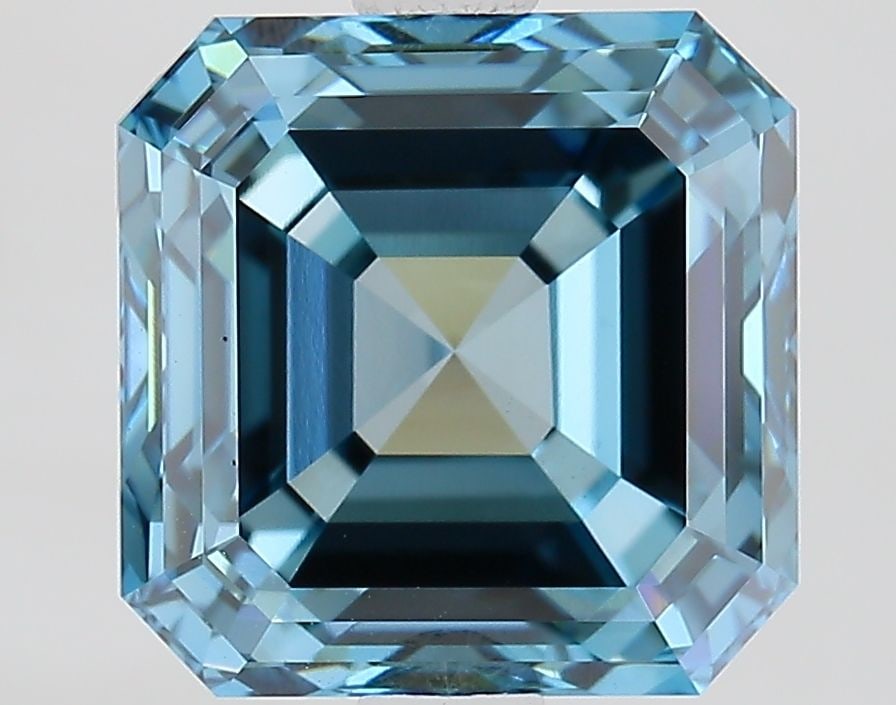 IGI Square Emerald 3.28ct Fancy Intense Blue VVS2 - Loose Lab Diamond: IGI Square Emerald 3.28ct Fancy Intense Blue VVS2 - Loose Lab Diamond Item Specifics: Source: This Is A Real Diamond Grown In A Lab Not Mined. Carat: 3.28 Cut: - Color: Fancy Intense Blue Clarity: VVS