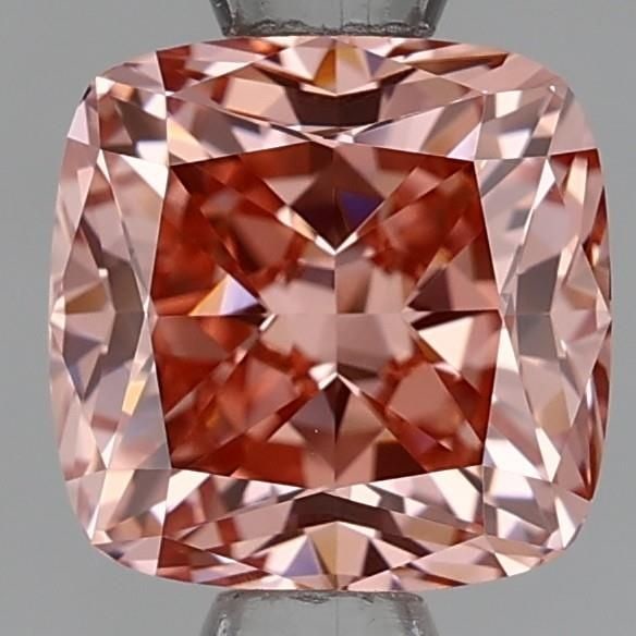 Cushion Modified 1.04ct Fancy Orangey Pink VVS1 - Loose Lab Diamond: Cushion Modified 1.04ct Fancy Orangey Pink VVS1 - Loose Lab Diamond Item Specifics: Source: This Is A Real Diamond Grown In A Lab Not Mined. Carat: 1.04 Cut: - Color: Fancy Orangey Pink Clarity: VVS1 