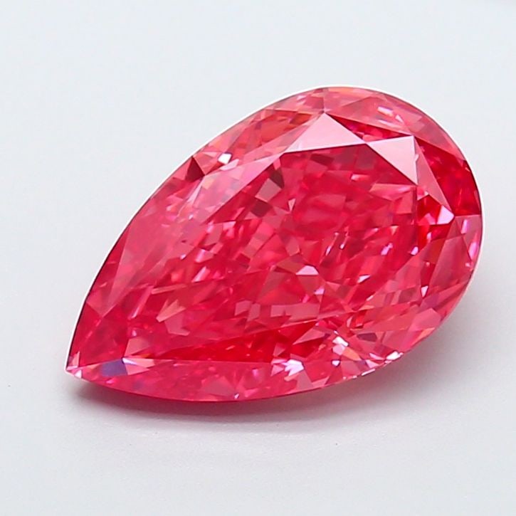 IGI Pear 4.08ct Fancy Vivid Pink VVS2 - Loose Lab Diamond: IGI Pear 4.08ct Fancy Vivid Pink VVS2 - Loose Lab Diamond Item Specifics: Source: This Is A Real Diamond Grown In A Lab Not Mined. Carat: 4.08 Cut: - Color: Fancy Vivid Pink Clarity: VVS2 Polish: EX S