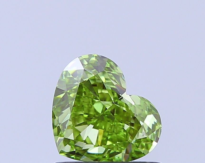 IGI Heart 1.02ct Fancy Vivid Green VVS2 - Loose Lab Diamond: IGI Heart 1.02ct Fancy Vivid Green VVS2 - Loose Lab Diamond Item Specifics: Source: This Is A Real Diamond Grown In A Lab Not Mined. Carat: 1.02 Cut: - Color: Fancy Vivid Green Clarity: VVS2 Polish: E