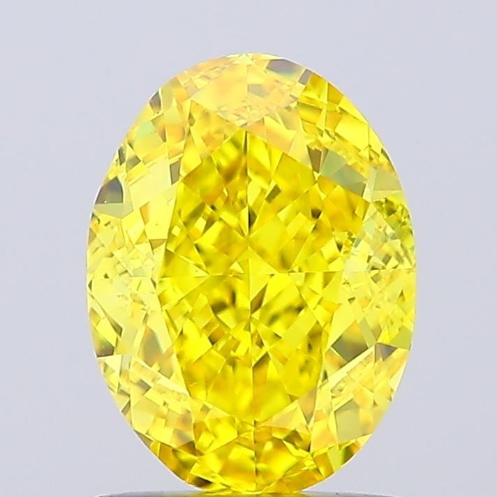 IGI Oval 1.57ct Fancy Vivid Yellow VVS2 - Loose Lab Diamond: IGI Oval 1.57ct Fancy Vivid Yellow VVS2 - Loose Lab Diamond Item Specifics: Source: This Is A Real Diamond Grown In A Lab Not Mined. Carat: 1.57 Cut: - Color: Fancy Vivid Yellow Clarity: VVS2 Polish: 