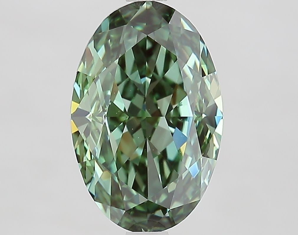 IGI Oval 3.82ct Fancy Vivid Green VVS1 - Loose Lab Diamond: IGI Oval 3.82ct Fancy Vivid Green VVS1 - Loose Lab Diamond Item Specifics: Source: This Is A Real Diamond Grown In A Lab Not Mined. Carat: 3.82 Cut: - Color: Fancy Vivid Green Clarity: VVS1 Polish: EX