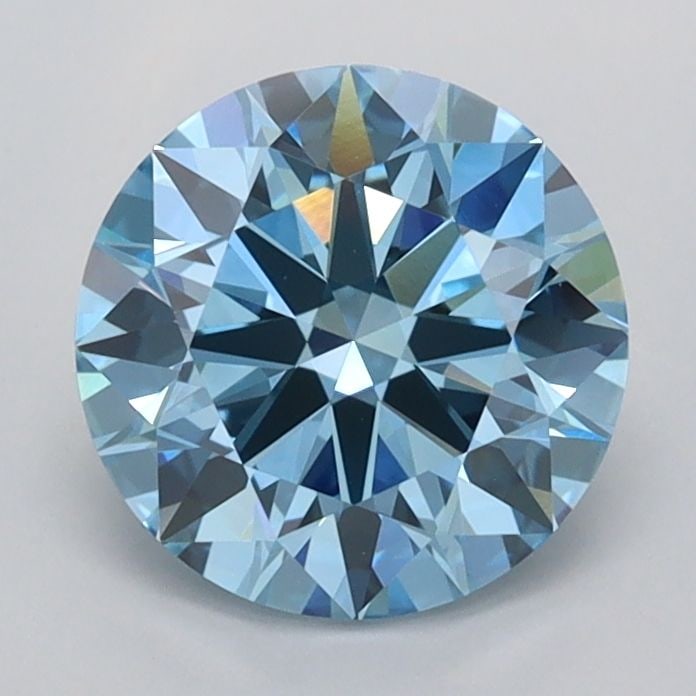 IGI Round 1.53ct Fancy Vivid Blue VVS2 - Ideal Loose Lab Diamond: IGI Round 1.53ct Fancy Vivid Blue VVS2 - Ideal Loose Lab Diamond Item Specifics: Source: This Is A Real Diamond Grown In A Lab Not Mined. Carat: 1.53 Cut: ID Color: Fancy Vivid Blue Clarity: VVS2 Poli