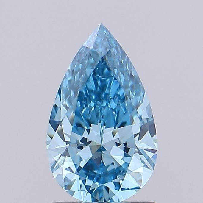 IGI Pear 1.05ct Fancy Vivid Blue VVS2 - Loose Lab Diamond: IGI Pear 1.05ct Fancy Vivid Blue VVS2 - Loose Lab Diamond Item Specifics: Source: This Is A Real Diamond Grown In A Lab Not Mined. Carat: 1.05 Cut: - Color: Fancy Vivid Blue Clarity: VVS2 Polish: EX S