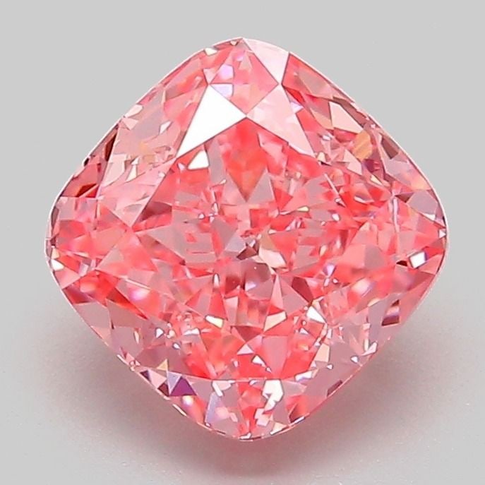 IGI Cushion Modified 2.06ct Fancy Vivid Pink VVS2 - Loose Lab Diamond: IGI Cushion Modified 2.06ct Fancy Vivid Pink VVS2 - Loose Lab Diamond Item Specifics: Source: This Is A Real Diamond Grown In A Lab Not Mined. Carat: 2.06 Cut: - Color: Fancy Vivid Pink Clarity: VVS2 