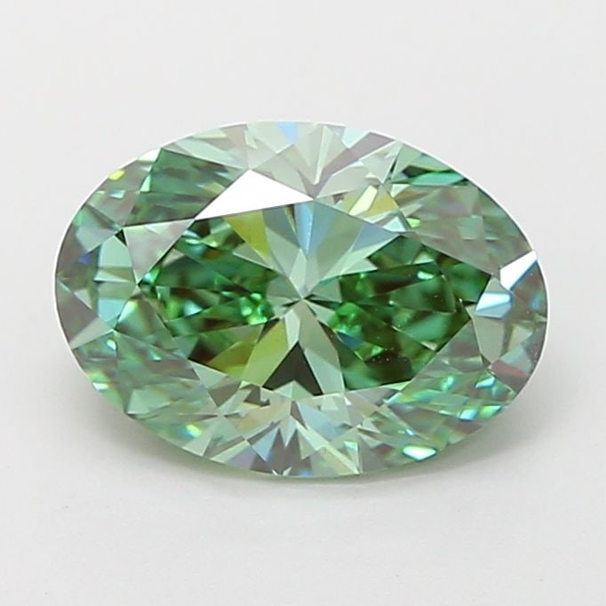 IGI Oval 2.0ct Fancy Vivid Green VVS2 - Loose Lab Diamond: IGI Oval 2.0ct Fancy Vivid Green VVS2 - Loose Lab Diamond Item Specifics: Source: This Is A Real Diamond Grown In A Lab Not Mined. Carat: 2.0 Cut: - Color: Fancy Vivid Green Clarity: VVS2 Polish: EX S