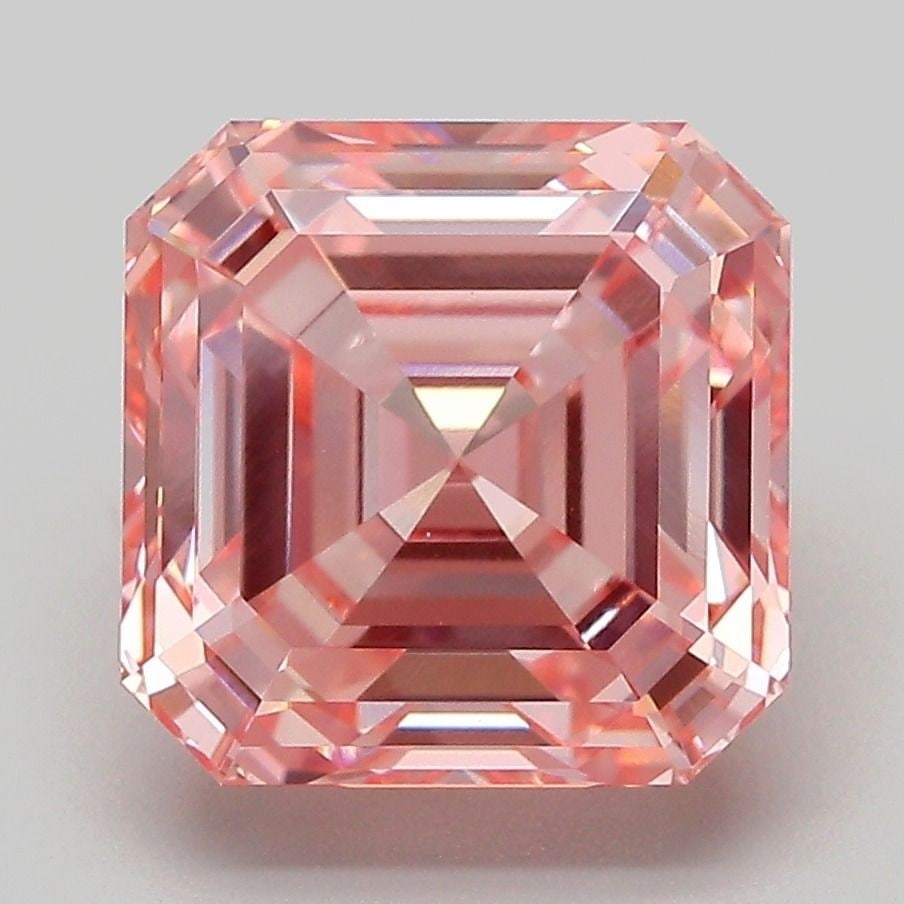IGI Asscher 5.16ct Fancy Vivid Pink VVS2 - Loose Lab Diamond: IGI Asscher 5.16ct Fancy Vivid Pink VVS2 - Loose Lab Diamond Item Specifics: Source: This Is A Real Diamond Grown In A Lab Not Mined. Carat: 5.16 Cut: - Color: Fancy Vivid Pink Clarity: VVS2 Polish: E