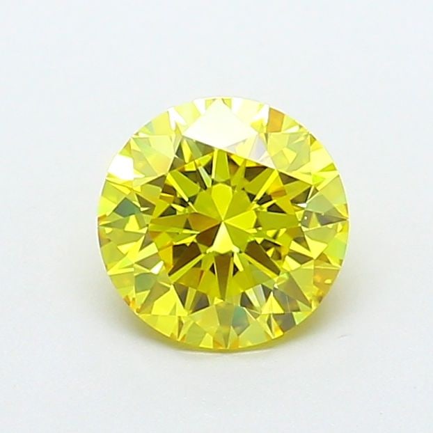 IGI Round 1.09ct Fancy Vivid Yellow VVS2 - Loose Lab Diamond: IGI Round 1.09ct Fancy Vivid Yellow VVS2 - Loose Lab Diamond Item Specifics: Source: This Is A Real Diamond Grown In A Lab Not Mined. Carat: 1.09 Cut: EX Color: Fancy Vivid Yellow Clarity: VVS2