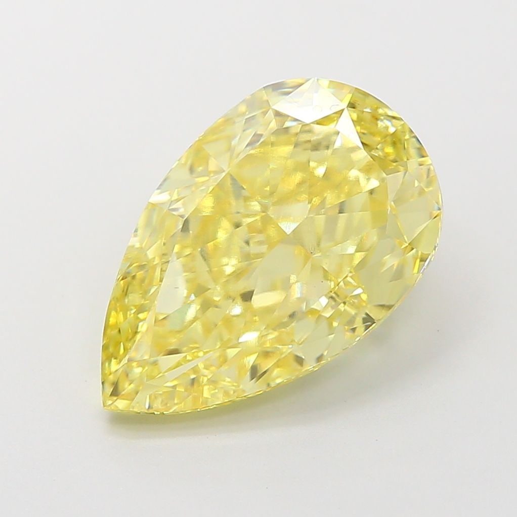 IGI Pear 5.07ct Fancy Intense Yellow VVS2 - Loose Lab Diamond: IGI Pear 5.07ct Fancy Intense Yellow VVS2 - Loose Lab Diamond Item Specifics: Source: This Is A Real Diamond Grown In A Lab Not Mined. Carat: 5.07 Cut: - Color: Fancy Intense Yellow Clarity: VVS2 Poli
