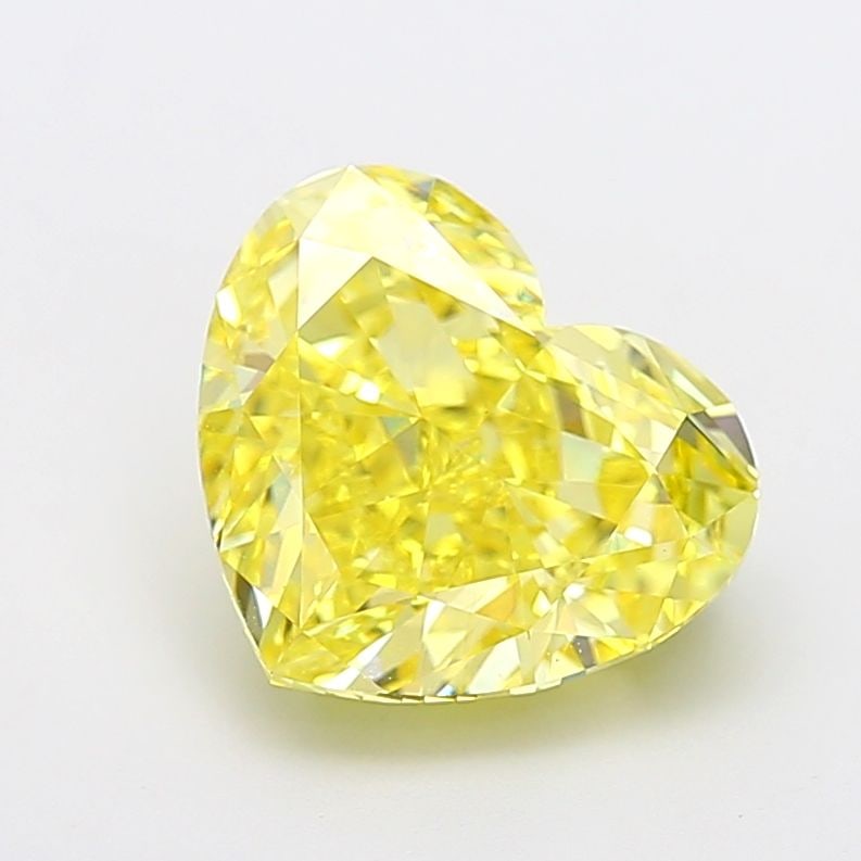 IGI Heart 5.05ct Fancy Vivid Yellow VVS2 - Loose Lab Diamond: IGI Heart 5.05ct Fancy Vivid Yellow VVS2 - Loose Lab Diamond Item Specifics: Source: This Is A Real Diamond Grown In A Lab Not Mined. Carat: 5.05 Cut: - Color: Fancy Vivid Yellow Clarity: VVS2 Polish:
