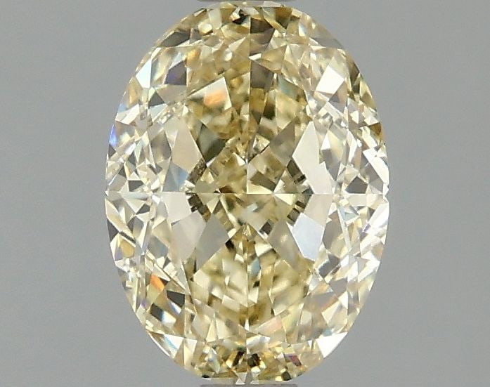 IGI Oval 1.58ct Fancy Intense Yellow VVS2 - Loose Lab Diamond (1 of 1)