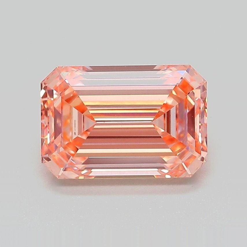 IGI Emerald 2.63ct Fancy Vivid Pink Orange VVS2 - Loose Lab Diamond: IGI Emerald 2.63ct Fancy Vivid Pink Orange VVS2 - Loose Lab Diamond Item Specifics: Source: This Is A Real Diamond Grown In A Lab Not Mined. Carat: 2.63 Cut: - Color: Fancy Vivid Pink Orange Clarity: 