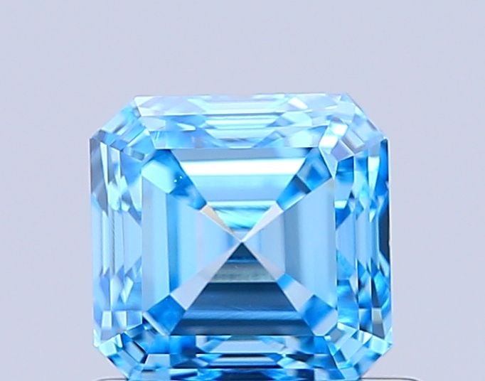 IGI Asscher 0.99ct Fancy Vivid Blue VVS2 - Loose Lab Diamond: IGI Asscher 0.99ct Fancy Vivid Blue VVS2 - Loose Lab Diamond Item Specifics: Source: This Is A Real Diamond Grown In A Lab Not Mined. Carat: 0.99 Cut: - Color: Fancy Vivid Blue Clarity: VVS2 Polish: V