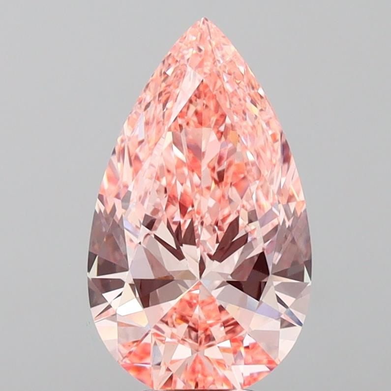IGI Pear 5.02ct Fancy Vivid Pink VVS2 - Loose Lab Diamond: IGI Pear 5.02ct Fancy Vivid Pink VVS2 - Loose Lab Diamond Item Specifics: Source: This Is A Real Diamond Grown In A Lab Not Mined. Carat: 5.02 Cut: - Color: Fancy Vivid Pink Clarity: VVS2 Polish: EX S