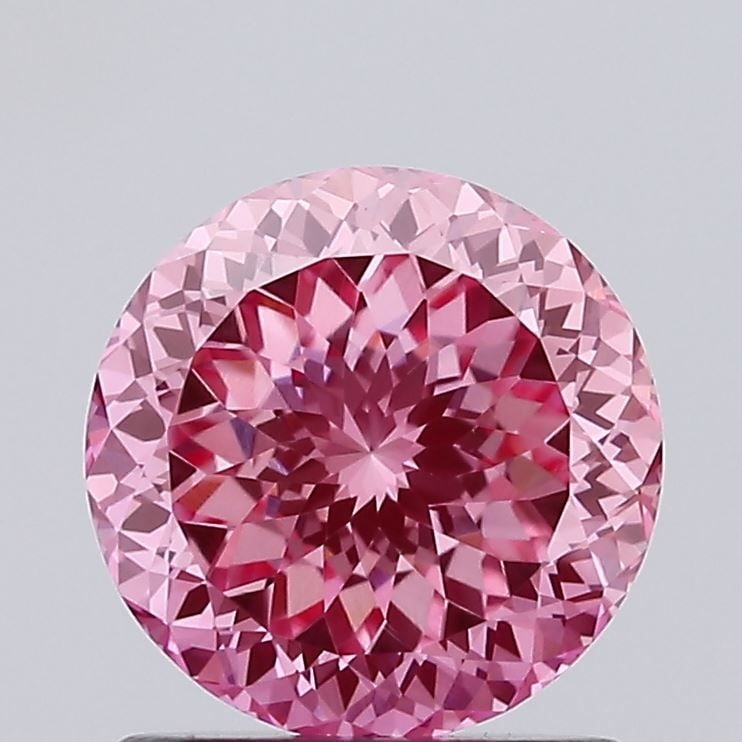 IGI Round 1.01ct Fancy Vivid Pink VVS2 - Loose Lab Diamond: IGI Round 1.01ct Fancy Vivid Pink VVS2 - Loose Lab Diamond Item Specifics: Source: This Is A Real Diamond Grown In A Lab Not Mined. Carat: 1.01 Cut: Color: Fancy Vivid Pink Clarity: VVS2 Polish: EX Sy