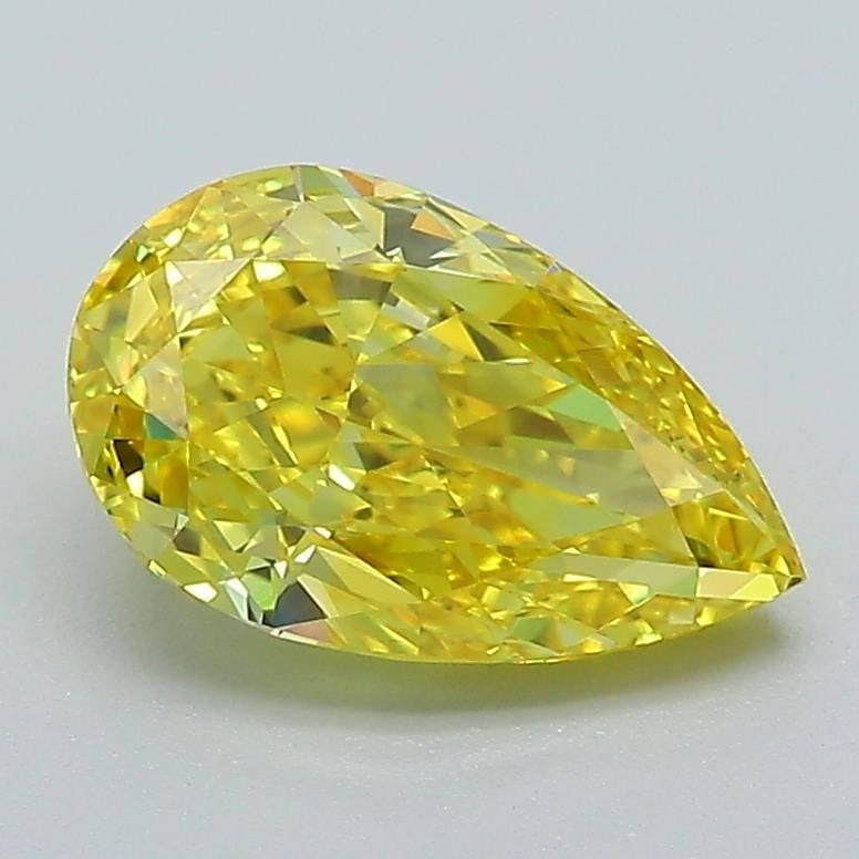 IGI Pear 1.68ct Fancy Vivid Yellow VVS2 - Loose Lab Diamond: IGI Pear 1.68ct Fancy Vivid Yellow VVS2 - Loose Lab Diamond Item Specifics: Source: This Is A Real Diamond Grown In A Lab Not Mined. Carat: 1.68 Cut: - Color: Fancy Vivid Yellow Clarity: VVS2 Polish: 