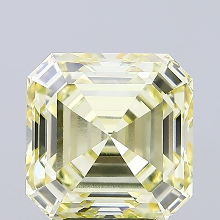 IGI Asscher 5.52ct Fancy Light Yellow VVS2 - Loose Lab Diamond: IGI Asscher 5.52ct Fancy Light Yellow VVS2 - Loose Lab Diamond Item Specifics: Source: This Is A Real Diamond Grown In A Lab Not Mined. Carat: 5.52 Cut: - Color: Fancy Light Yellow Clarity: VVS2 Polis