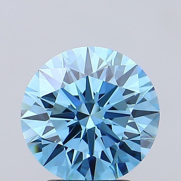 IGI Round 2.5ct Fancy Vivid Blue VVS2 - Ideal Loose Lab Diamond: IGI Round 2.5ct Fancy Vivid Blue VVS2 - Ideal Loose Lab Diamond Item Specifics: Source: This Is A Real Diamond Grown In A Lab Not Mined. Carat: 2.5 Cut: ID Color: Fancy Vivid Blue Clarity: VVS2 Polish