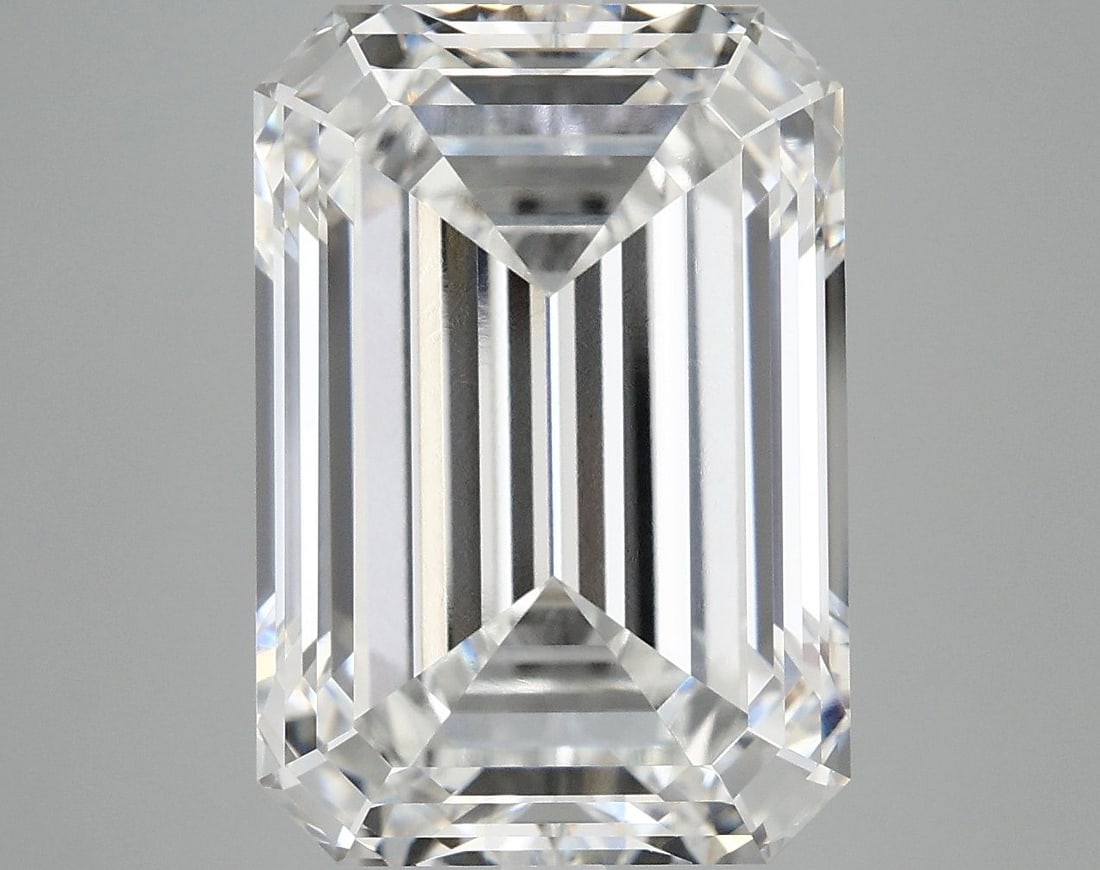 IGI Emerald 9.67ct F VVS2 - Loose Lab Diamond: IGI Emerald 9.67ct F VVS2 - Loose Lab Diamond Item Specifics: Source: This Is A Real Diamond Grown In A Lab Not Mined. Carat: 9.67 Cut: - Color: F Clarity: VVS2 Polish: EX Symmetry: EX Measurements: 1