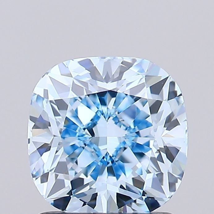 IGI Cushion Modified 1.5ct Fancy Vivid Blue VVS2 - Loose Lab Diamond: IGI Cushion Modified 1.5ct Fancy Vivid Blue VVS2 - Loose Lab Diamond Item Specifics: Source: This Is A Real Diamond Grown In A Lab Not Mined. Carat: 1.5 Cut: - Color: Fancy Vivid Blue Clarity: VVS2 Po