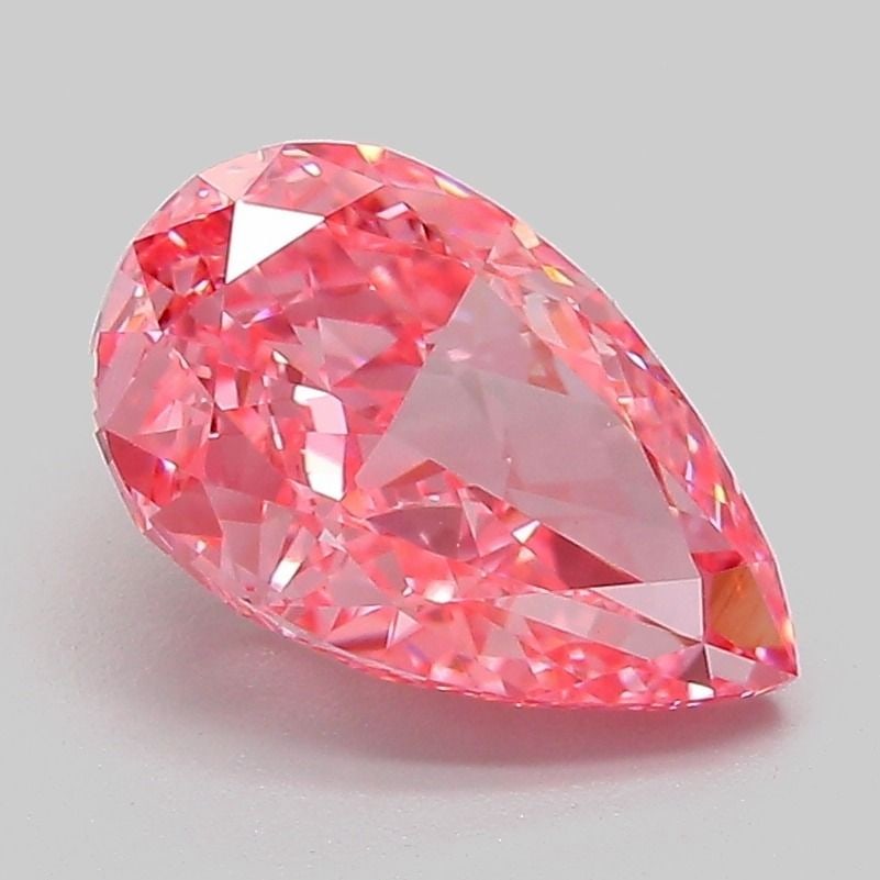 IGI Pear 2.1ct Fancy Vivid Pink VVS2 - Loose Lab Diamond: IGI Pear 2.1ct Fancy Vivid Pink VVS2 - Loose Lab Diamond Item Specifics: Source: This Is A Real Diamond Grown In A Lab Not Mined. Carat: 2.1 Cut: - Color: Fancy Vivid Pink Clarity: VVS2 Polish: EX Sym