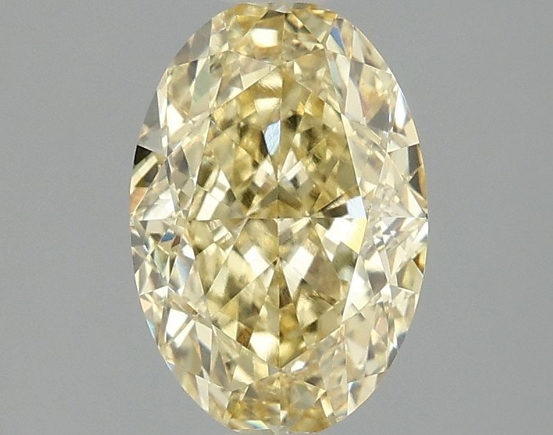 IGI Oval 2.06ct Fancy Intense Yellow VVS2 - Loose Lab Diamond (1 of 1)
