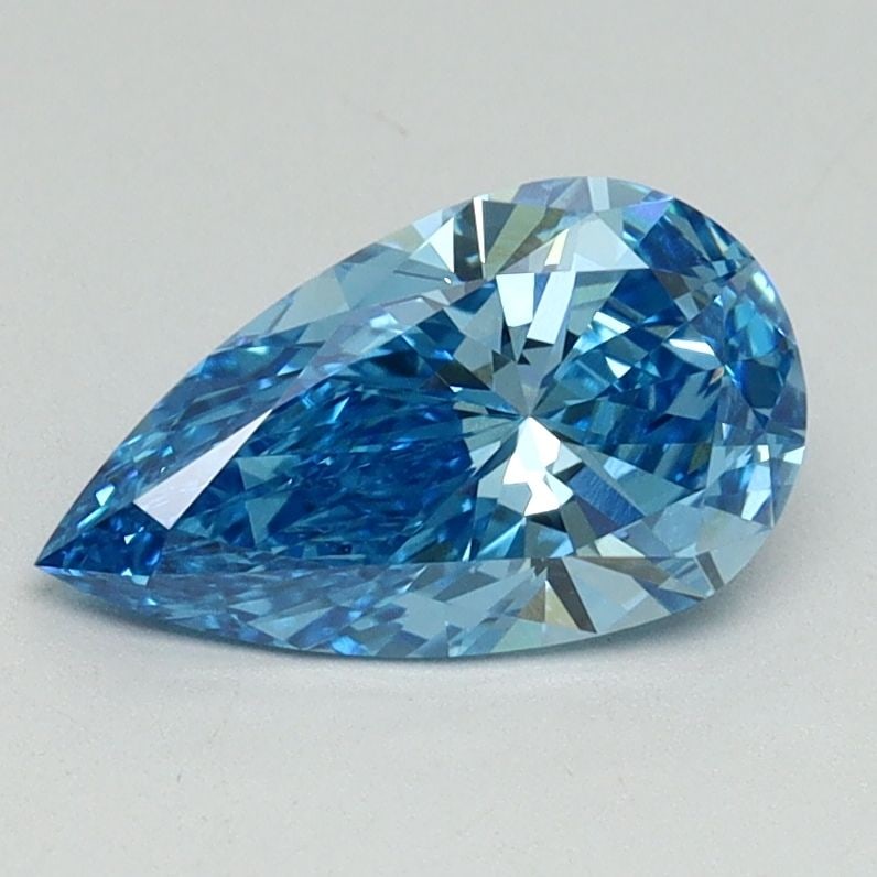 IGI Pear 1.03ct Fancy Vivid Blue VVS2 - Loose Lab Diamond: IGI Pear 1.03ct Fancy Vivid Blue VVS2 - Loose Lab Diamond Item Specifics: Source: This Is A Real Diamond Grown In A Lab Not Mined. Carat: 1.03 Cut: - Color: Fancy Vivid Blue Clarity: VVS2 Polish: EX S
