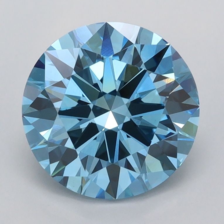 IGI Round 2.0ct Fancy Vivid Blue VVS2 - Ideal Loose Lab Diamond: IGI Round 2.0ct Fancy Vivid Blue VVS2 - Ideal Loose Lab Diamond Item Specifics: Source: This Is A Real Diamond Grown In A Lab Not Mined. Carat: 2.0 Cut: ID Color: Fancy Vivid Blue Clarity: VVS2 Polish