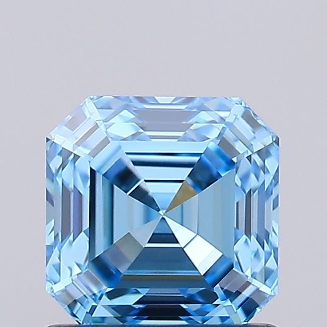 IGI Asscher 1.02ct Fancy Vivid Blue VVS2 - Loose Lab Diamond: IGI Asscher 1.02ct Fancy Vivid Blue VVS2 - Loose Lab Diamond Item Specifics: Source: This Is A Real Diamond Grown In A Lab Not Mined. Carat: 1.02 Cut: - Color: Fancy Vivid Blue Clarity: VVS2 Polish: E