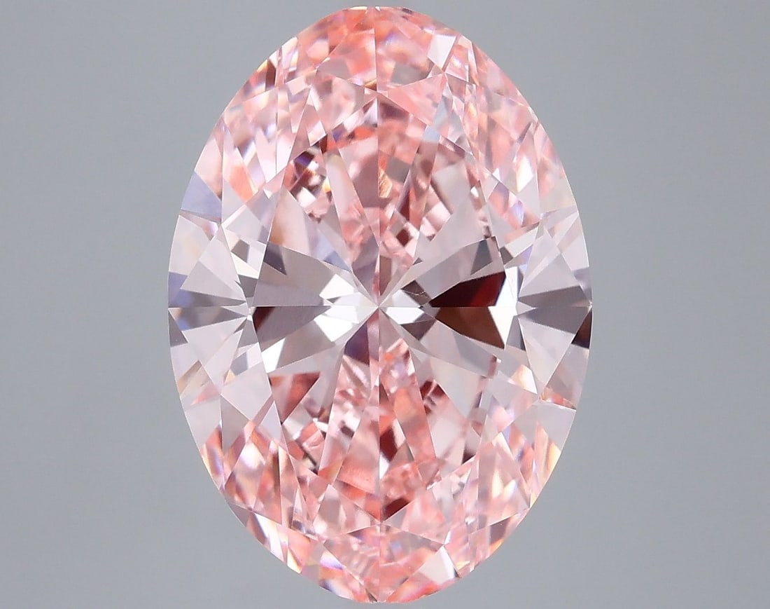 IGI Oval 6.77ct Fancy Vivid Pink VVS2 - Loose Lab Diamond: IGI Oval 6.77ct Fancy Vivid Pink VVS2 - Loose Lab Diamond Item Specifics: Source: This Is A Real Diamond Grown In A Lab Not Mined. Carat: 6.77 Cut: - Color: Fancy Vivid Pink Clarity: VVS2 Polish: EX
